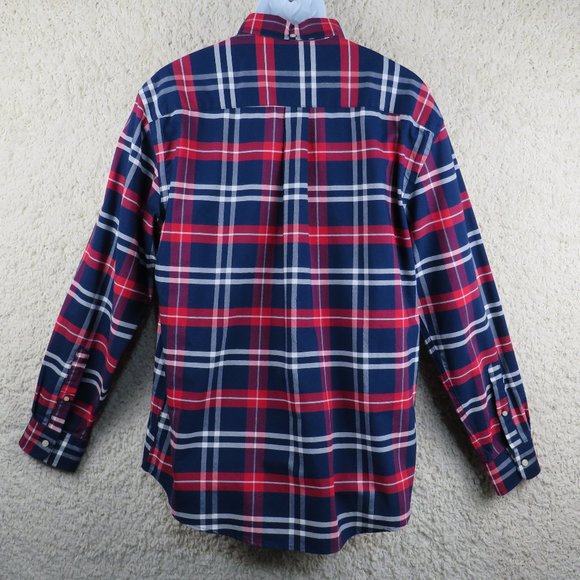 St. John's Bay* Men's Long Sleeve Button Down Curved Hem pocket Shirt~Size Large - Picture 2 of 11